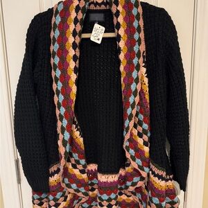 Colorful Patterned Women's Cardigan